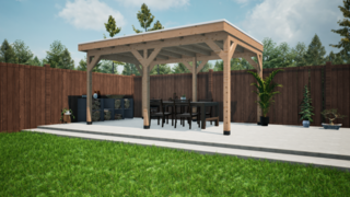 Douglas overkapping, 302 x 492 cm Verando, Pure